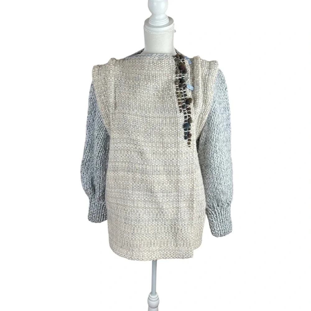 Handmade Artisan Cardigan Sweater - Picture 1 of 6